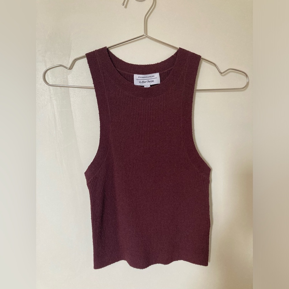 & Other Stories sweater knit tank
